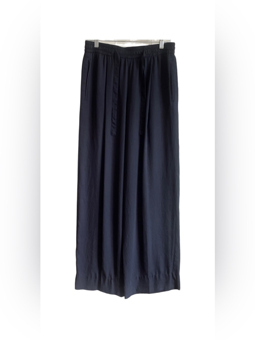 Vince Midnight Navy Wide Leg Cropped Pants